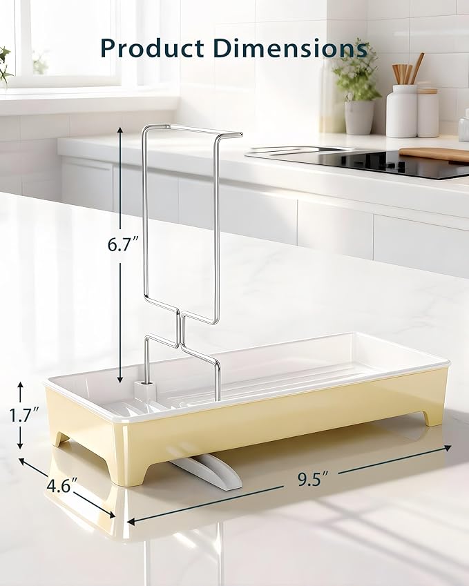 Minimalist Sink Caddy, Rustproof Sponge Holder