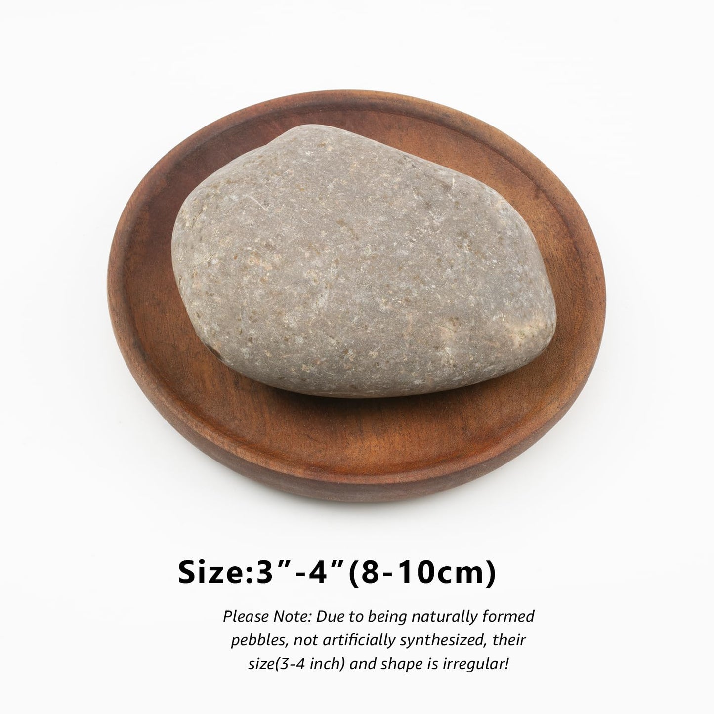 20 LBS Large Natural River Rocks，3-4 Inch Decorative Large River Rocks for Landscaping Aquarium Yard Garden Paving Plant Crafting and Walkways