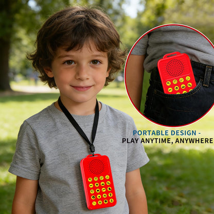 Sound Effects Machine - Gifts for Boys - 20 Hilarious Sounds - Boys Prank Gifts for Kids - 3 4 5 6 7 8 9 10 Year Old Boy Gift - Fun Boys Toys Age 3-13 - Cool Gadgets for Teens Gift (red-B)