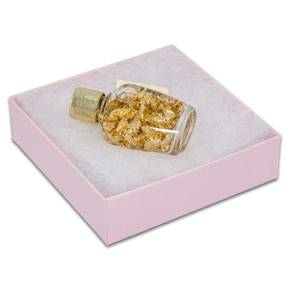 TheDisplayGuys - 25-Pack #33 Cotton Filled Cardboard Paper Jewelry Boxes Gift Case - Pastel Pink (3.5" x 3.5" x 1.0") - for Shipping or Storage