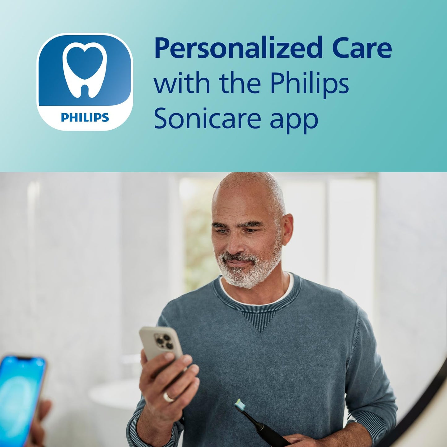 Philips Sonicare DiamondClean Smart 9300 Electric Toothbrush, Sonic Toothbrush with App, Pressure Sensor, Brush Head Detection, 4 Brushing Modes and 3 Intensity Levels, White, Model HX9903/05