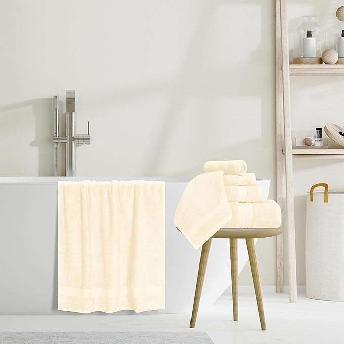 GLAMBURG Ultra Soft 8-Piece Towel Set