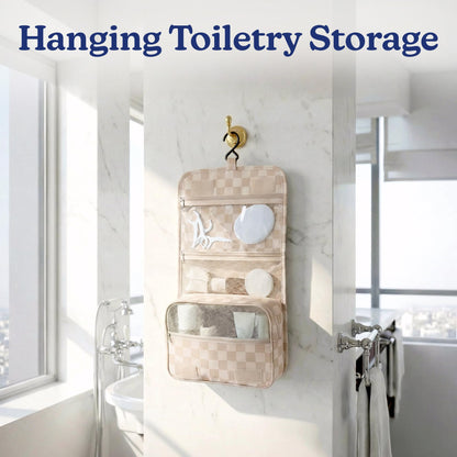 Vandel Space-Saving Compression Packing Cubes for Women with Hanging Toiletry Bag, Laundry Bag, Compressible Carry On Suit Case Organizer Luggage Packing Cubes for Travel Compression Organizer Bags
