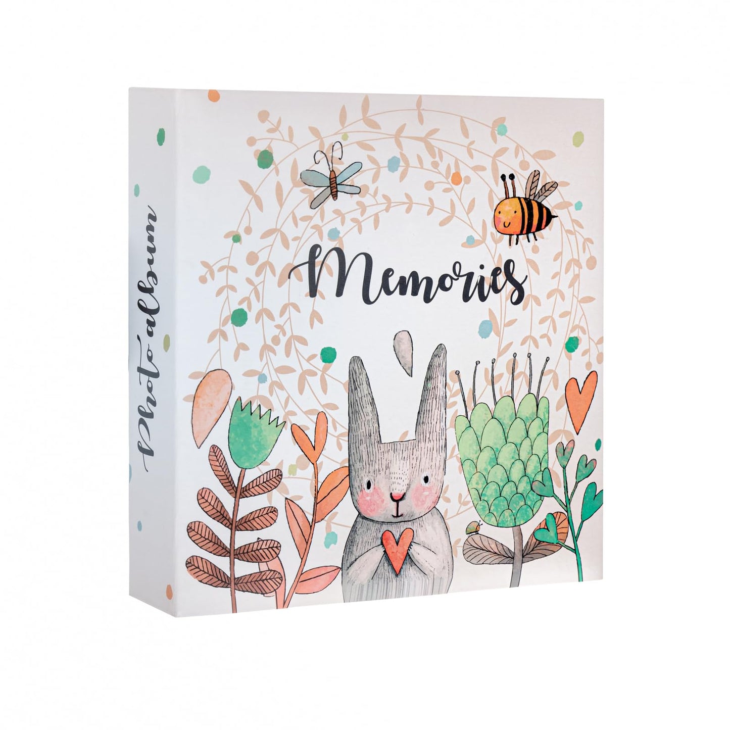 Grupo Erik 6x4 Photo Album - Cute Rabbit | 10x15 cm, 200 Pockets Photo Albums 6x4, Memory Book | Rabbit Gifts Under 15 Pounds, Cute Gifts For Women & For Men