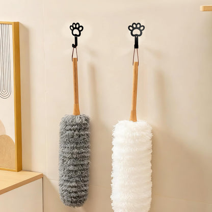 FoyaHome 4Pcs Dog Hooks for Wall, Cute Paw Key Hook Wall Mount, Organizer Hook, Pet Hook, Great Gift for Dog Lovers, for Entryway Hallway Kitche Office Bedroom, Living Room