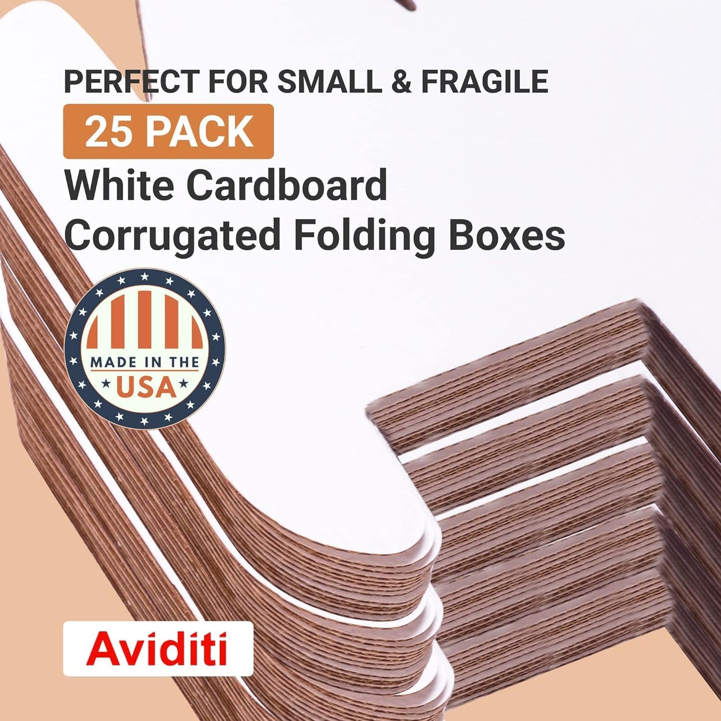 Tape Logic Shipping Boxes Small 10"L x 8"W x 6"H, 25-Pack | Corrugated Cardboard Box for Packing, Moving and Storage