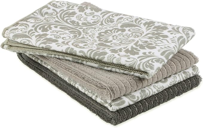 DII Cleaning Collection Multi-Purpose Microfiber, Dishtowel Set