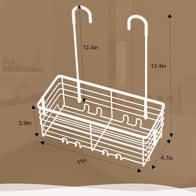 DELLAN Hanging Shower Caddy, Shower Rack Hanging