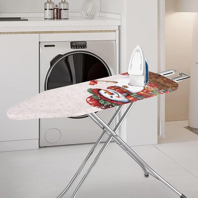 Robin Snowman Ironing Board Cover Standard Size Christmas Iron Board Cover