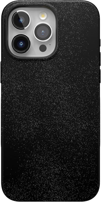 Casely iPhone 13 Pro Max Case | Black on Black | Compatible with MagSafe | Bold Protective Design