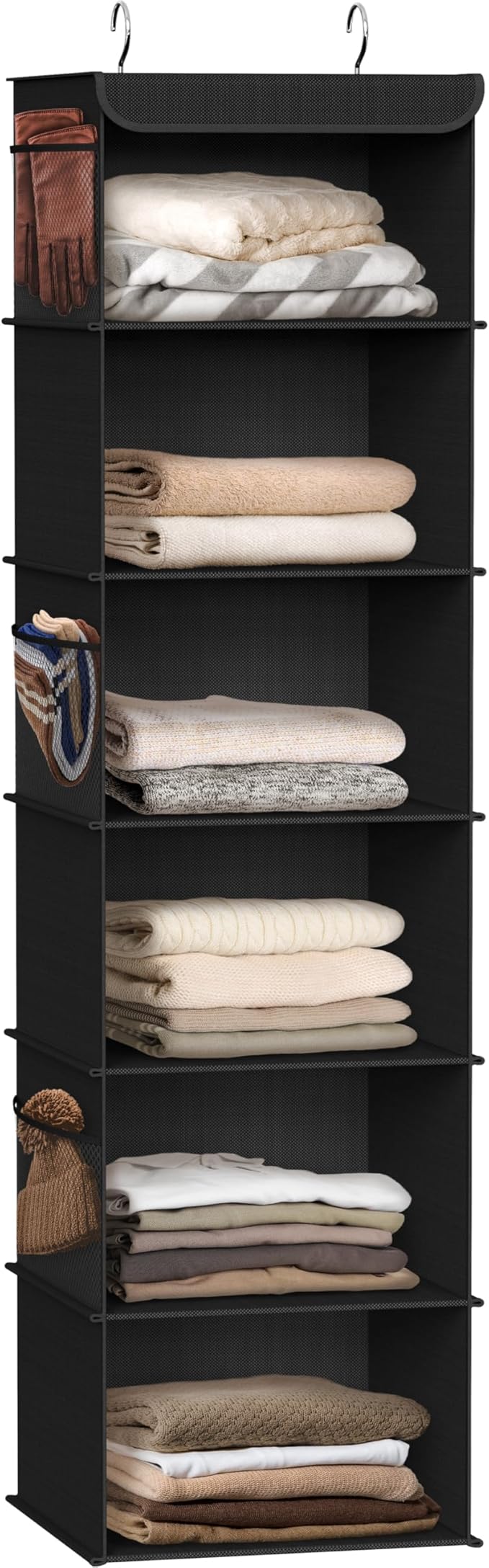 Simple Houseware 6 Shelf Hanging Closet Organizer