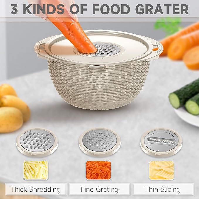 4-1 Colander with Bowl Set