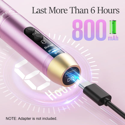 20000RPM Electric Nail Drill Compact Portable Efile Professional Manicure Pedicure Nail File Drill Kit for Acrylic, Gel Nails and Home Salon Use