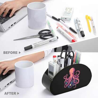 DJ Octopus Remote Control Holder with 5 Compartments Caddy Desktop Organizer for Home Office