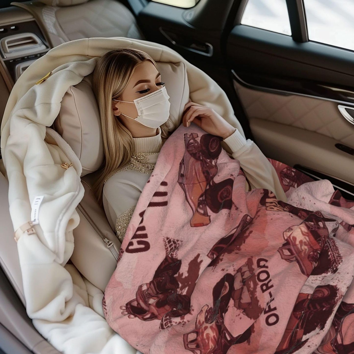Perinsto Monster Trucks Throw Blanket Ultra Soft Warm All Season Truck Car Lover Gifts Decorative Fleece Blankets for Bed Chair Car Sofa Couch Bedroom 50"X40"