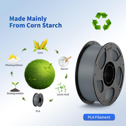 ANYCUBIC PLA Filament 1.75mm, RFID 3D Printer Filament, Dimensional Accuracy +/- 0.02mm, 1KG Spool