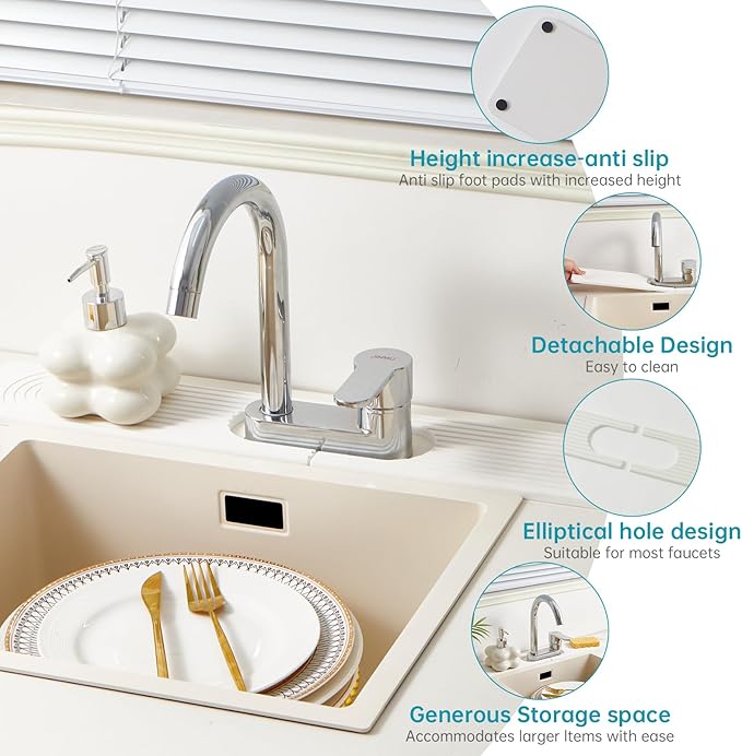 Stone Faucet Mat for Kitchen Sink