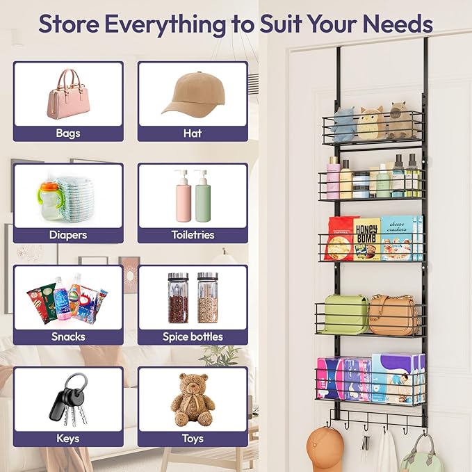 SWTYMIKI Over The Door Organizer