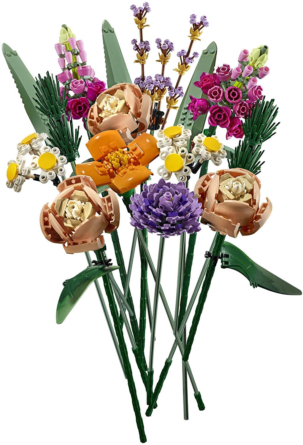 LEGO Botanicals Flower Bouquet Building Set - Artificial Flowers for Decoration for Home and Display, Ages 18+ - for Table, Desk, Office - Gift for Birthdays - 10280
