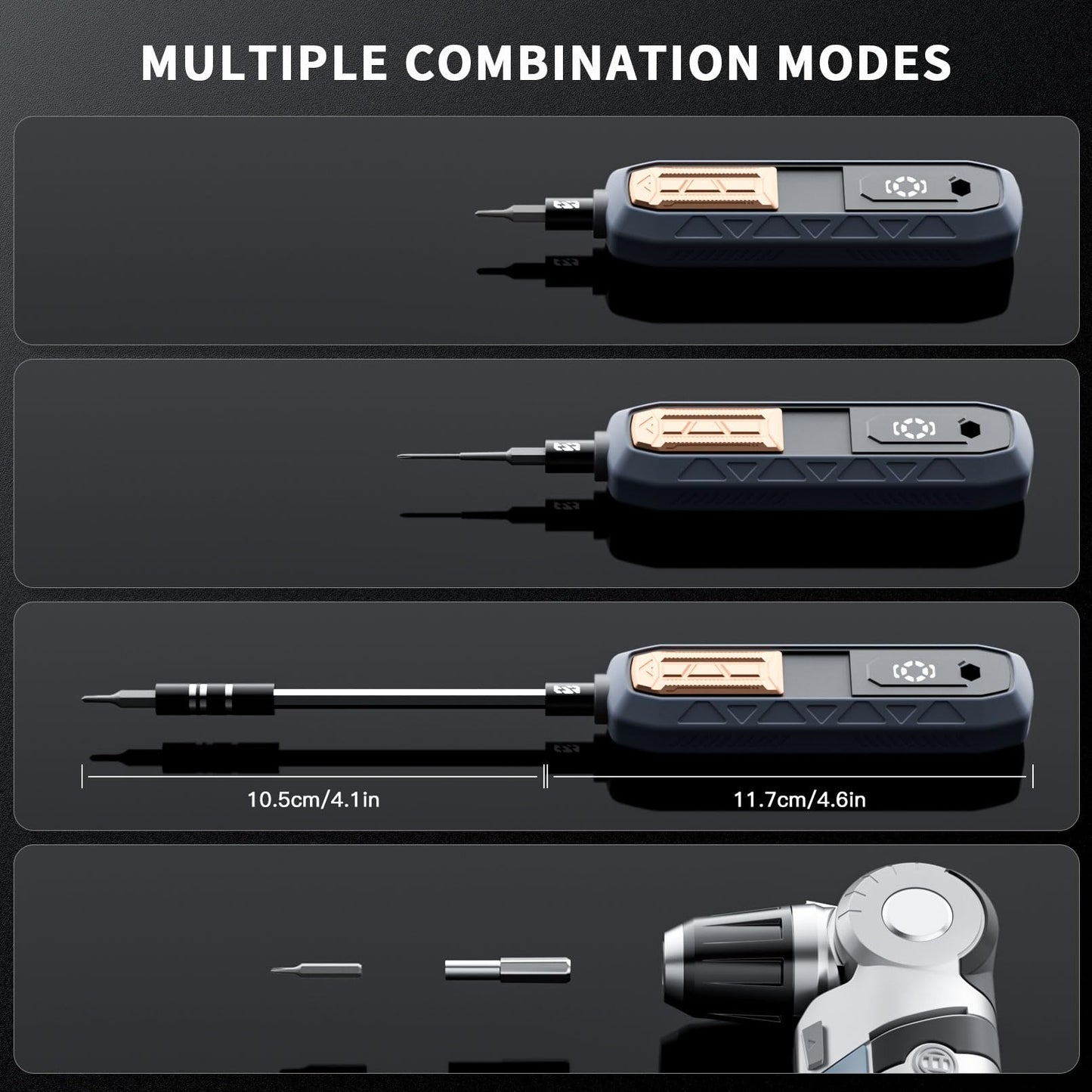 Faireach 180 in 1 Screwdriver Set, Precision Screwdriver Set with Pick-up Bits, Quintic-Fold and Case Design, Magnetic Screwdriver Kit for iPhone MacBook Computer Laptop PC Tablet Watch