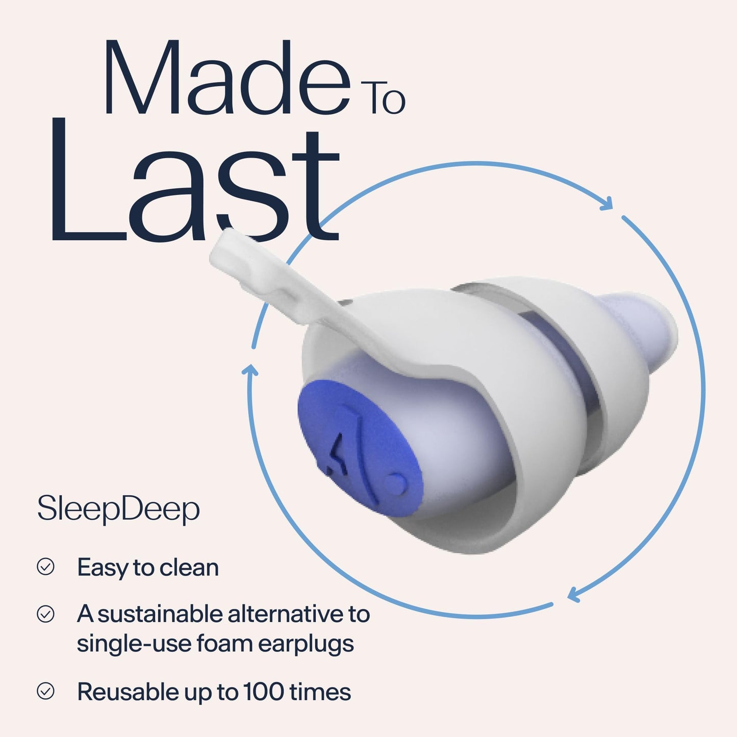 Alpine SleepDeep – Ear Plugs for Sleep - New 3D Oval Shape and Super Soft Reusable Noise Cancelling Ear Plugs - 27dB Noise Reduction - Ideal for Side Sleepers and Block Out Snoring (S+ M/L)