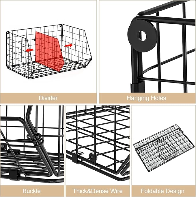 5 Tier Extra Large Closet Hanging Organizer