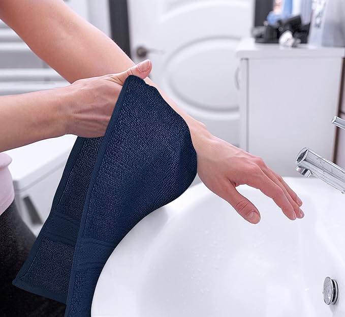 Utopia Towels [6 Pack Premium Hand Towels Set, 100% Ring Spun Cotton, Ultra