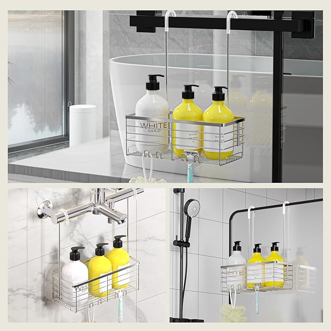 DELLAN Hanging Shower Organizer, Shower Rack