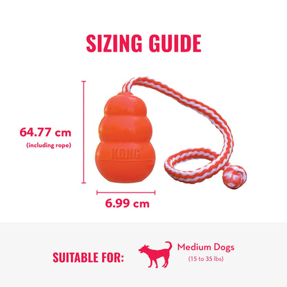 KONG - Aqua - Floating Fetch Toy for Water Play - For Medium Dogs