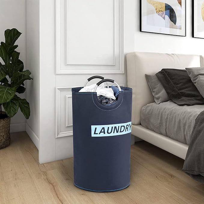 ZERO JET LAG 82L Large Laundry Basket Collapsible Fabric Hamper Tall Foldable