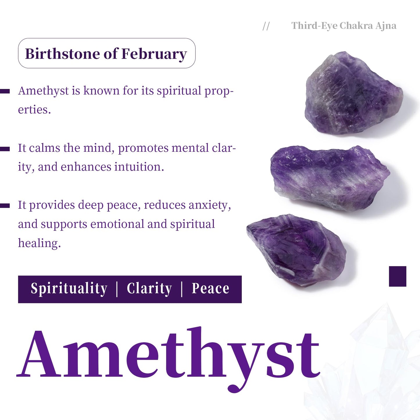 SUNYIK Amethyst Stone Pyramid, Crystal Point Energy Generator Engraved Healing Chakra Reiki Symbol Metaphysical Decoration Figurine, 1-1 1/8 inch