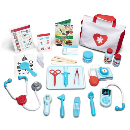 Melissa & Doug Doctors Set for Kids Educational Toys for 3+ Year Old Girls or Boys | Kids Doctors Kit | Doctor Set for 3 Year Old Gifts | Dr Playset Role Play Age 3 4 5 6