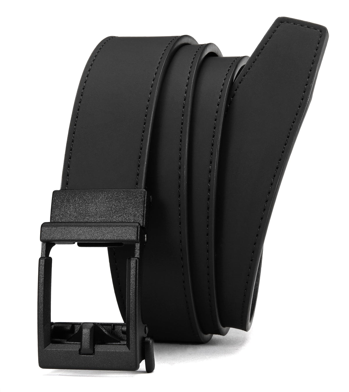 CHAOREN Mens Belts Leather Ratchet - Black Belt Men 1 3/8" - Micro Adjustable Belt Fit Everywhere