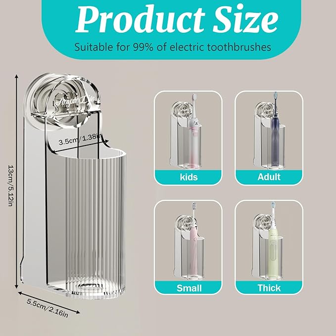 3 Pack Electric Toothbrush Holders
