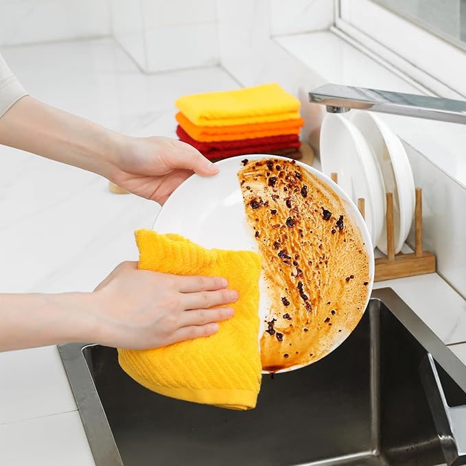100% Cotton Kitchen Dish Towels Set