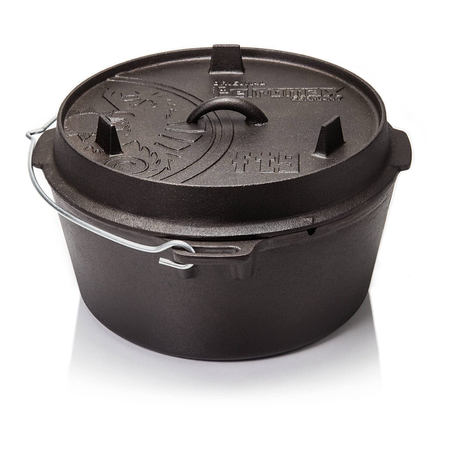 Petromax ft9-Dutch Oven - Black - Flat Base