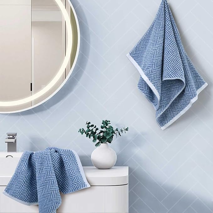 Cleanbear Hand Towels for Bathroom, Ultra Soft and Highly Absorbent,