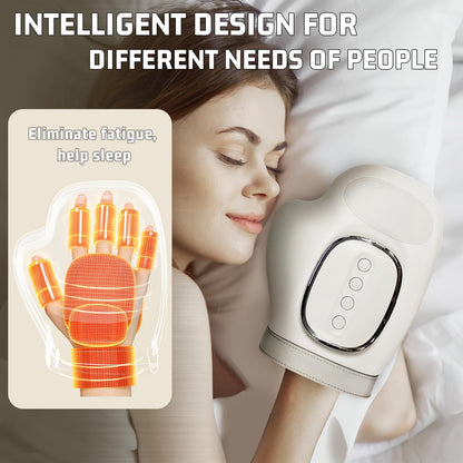 VIOXIA Mothers Day Gifts Hand Massager with Heat and Compression, Cordless for Arthritis & Carpal Tunnel Relief – Longer Battery Life, Enhanced Thumb Massage, Ideal for Stress & Gifts for Men/Women