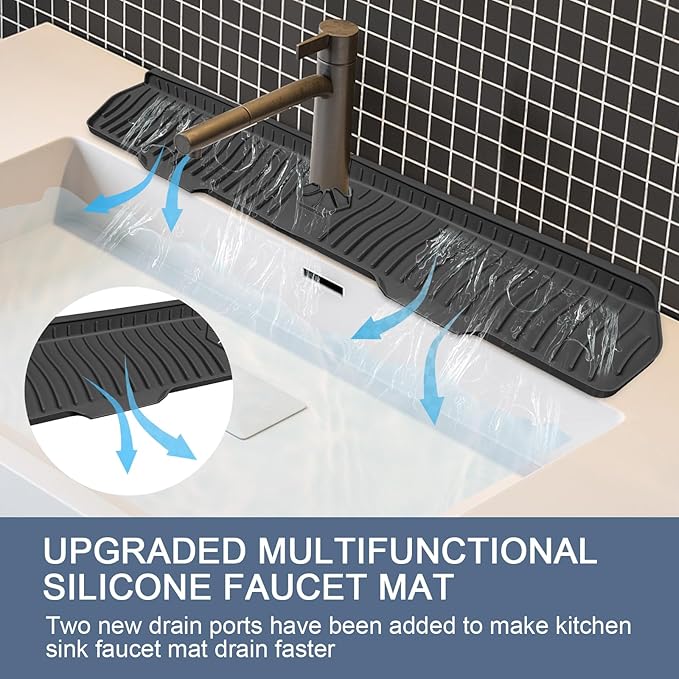 Faucet Guard - 90 Foldable Draining Mat