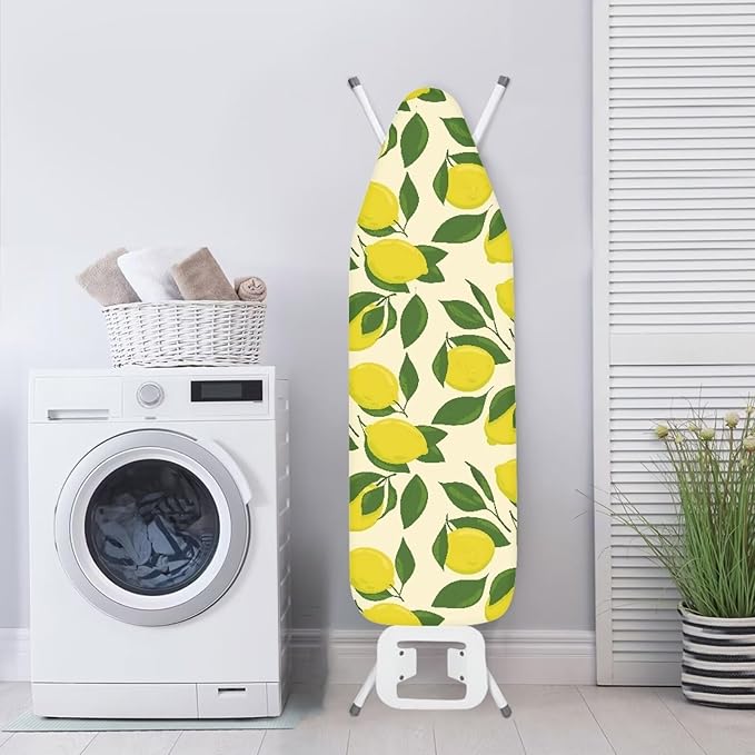 Fresh Lemon Tabletop Ironing Board Cover and Pad Standard Ironing Board