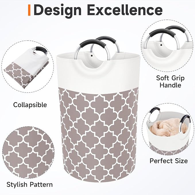 Large Laundry Basket Laundry Hamper Bag Washing Bin Clothes Bag Collapsible Tall