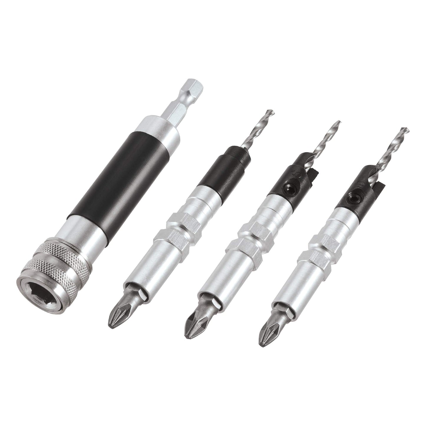 Trend Snappy 4-Piece Flip Over Driver Set, Quick Change & Efficient Piloted Countersinking, SNAP/FLIP/SET