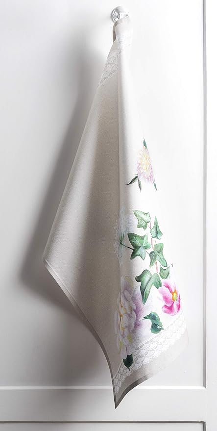 Maison d' Hermine Kitchen Towels Set of 3 100% Cotton 27.50" x 20" Reusable
