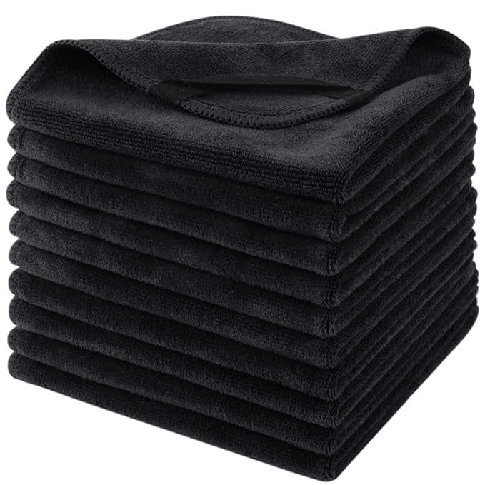 SINLAND Microfiber Facial Cloths Fast Drying Washcloth 12inch x 12inch
