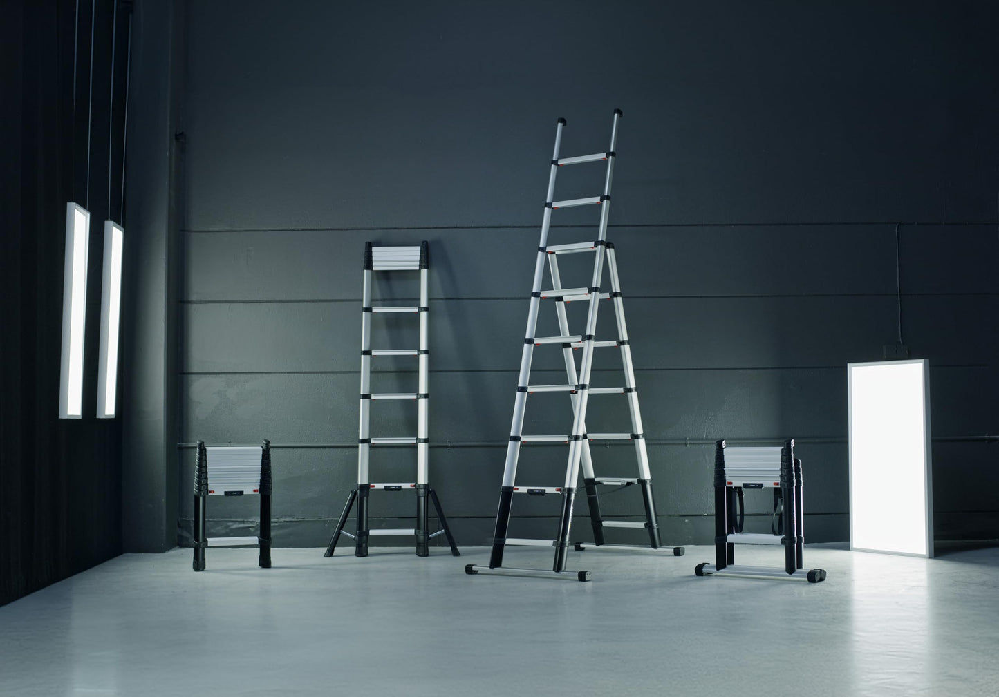 W.Steps Combi 7.5 FT | Telescopic Combination Ladder, ANSI Type 1A Certified