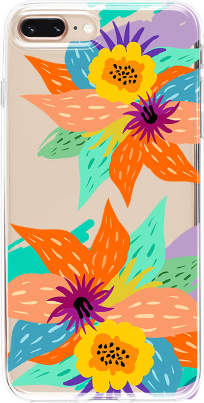 Casely iPhone 6/7/8 Plus Case | Stepping Up | Geo Rose Gold Marble | Classic Ultra Slim Design