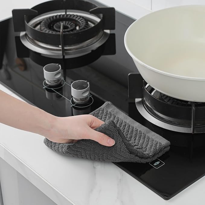 100% Cotton Kitchen Towels and Dishcloths Set
