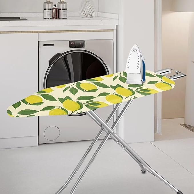 Fresh Lemon Tabletop Ironing Board Cover and Pad Standard Ironing Board