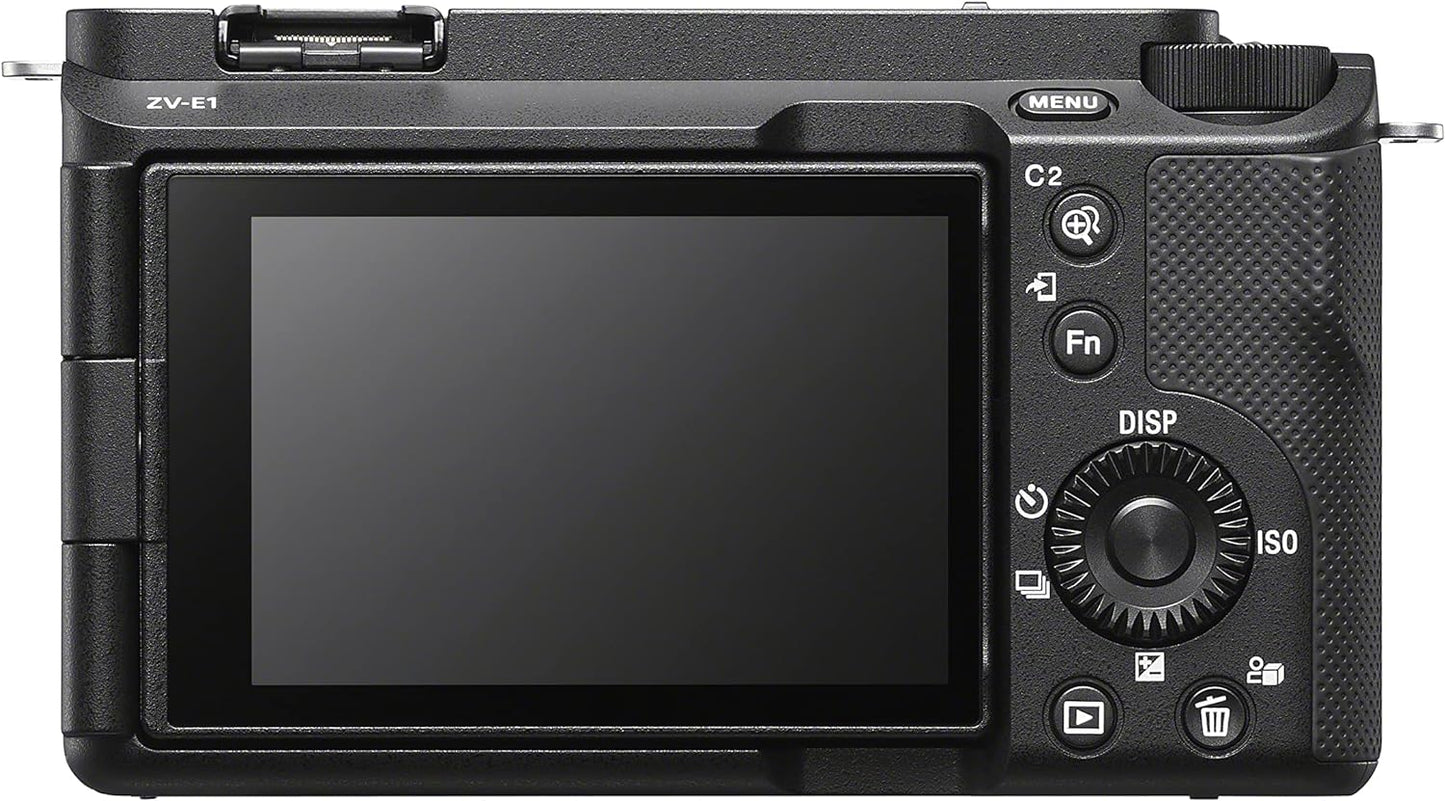 Sony Alpha ZV-E1 Full-Frame Interchangeable Lens Mirrorless Vlog Camera - Black Body