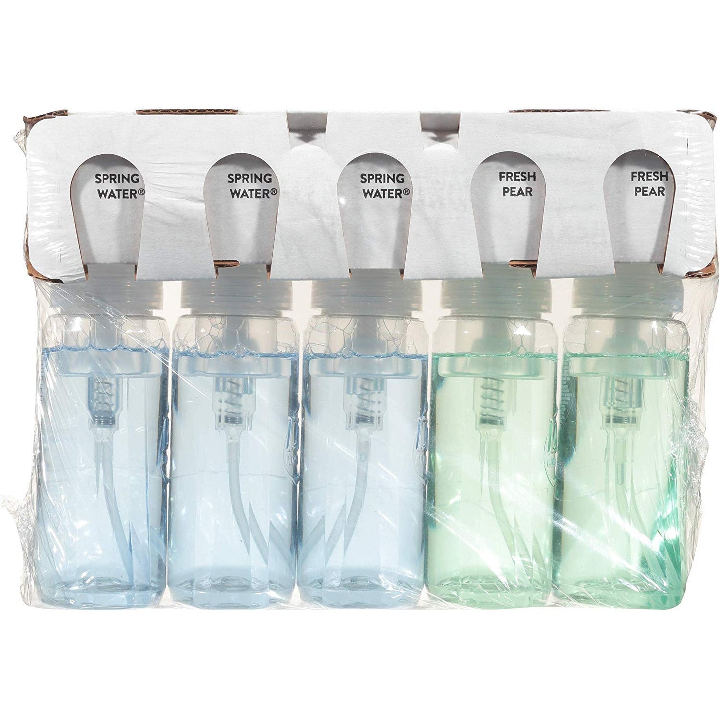 Dial Complete Antibacterial Foaming Hand Soap, 2-Scent Variety Pack, Spring Water/Fresh Pear, 7.5 Fluid Ounces Each , 5 count (Pack of 1)